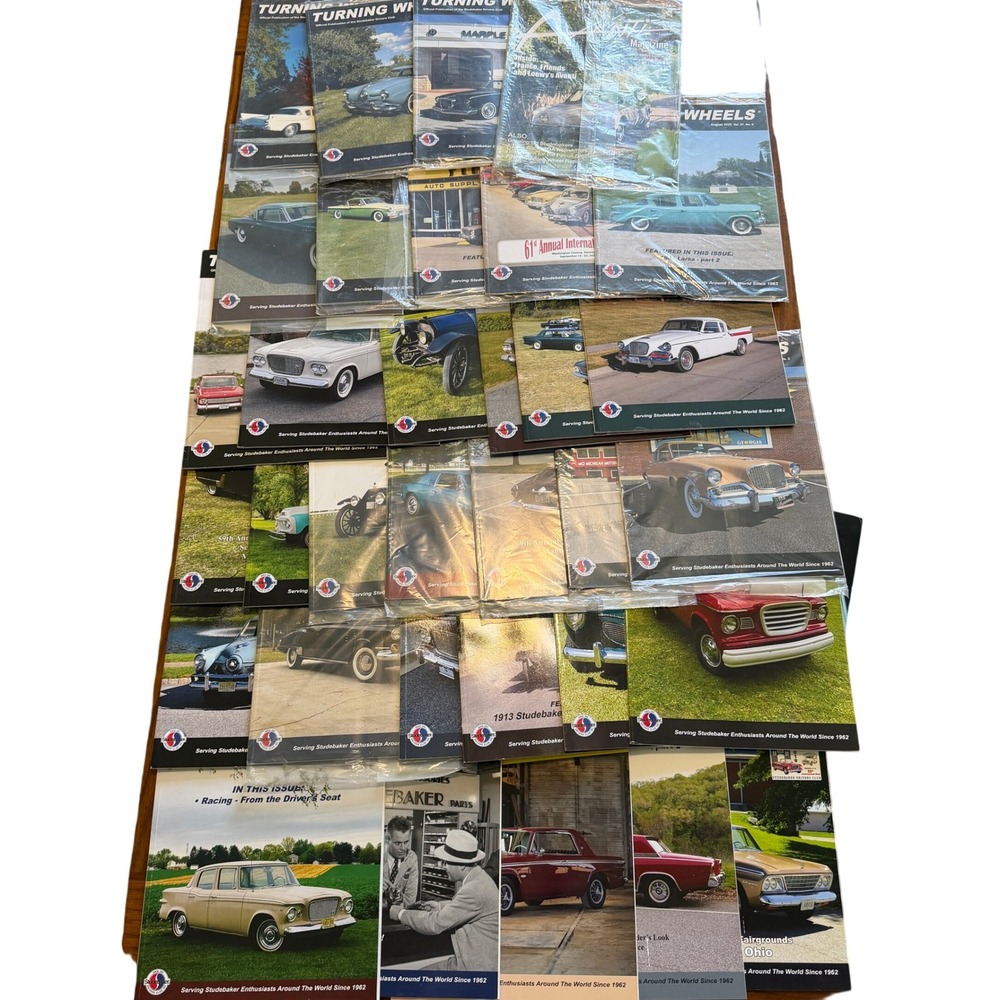 Turning Wheels Studebaker Drivers Club Magazine Lot 33 Issues 2019-2025